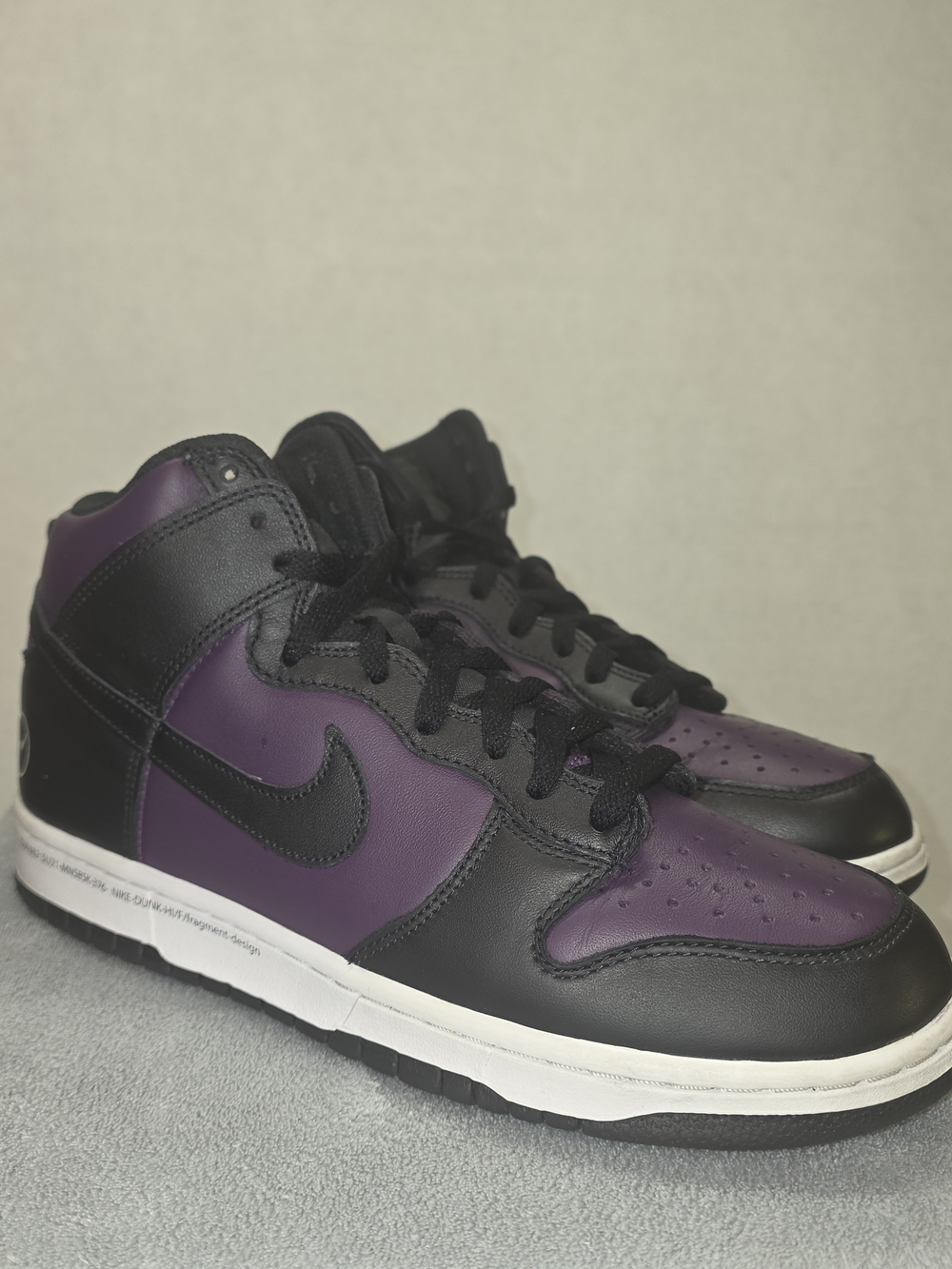 Nike Dunk High Fragment Beijing Purple & Black Sneakers.  #71